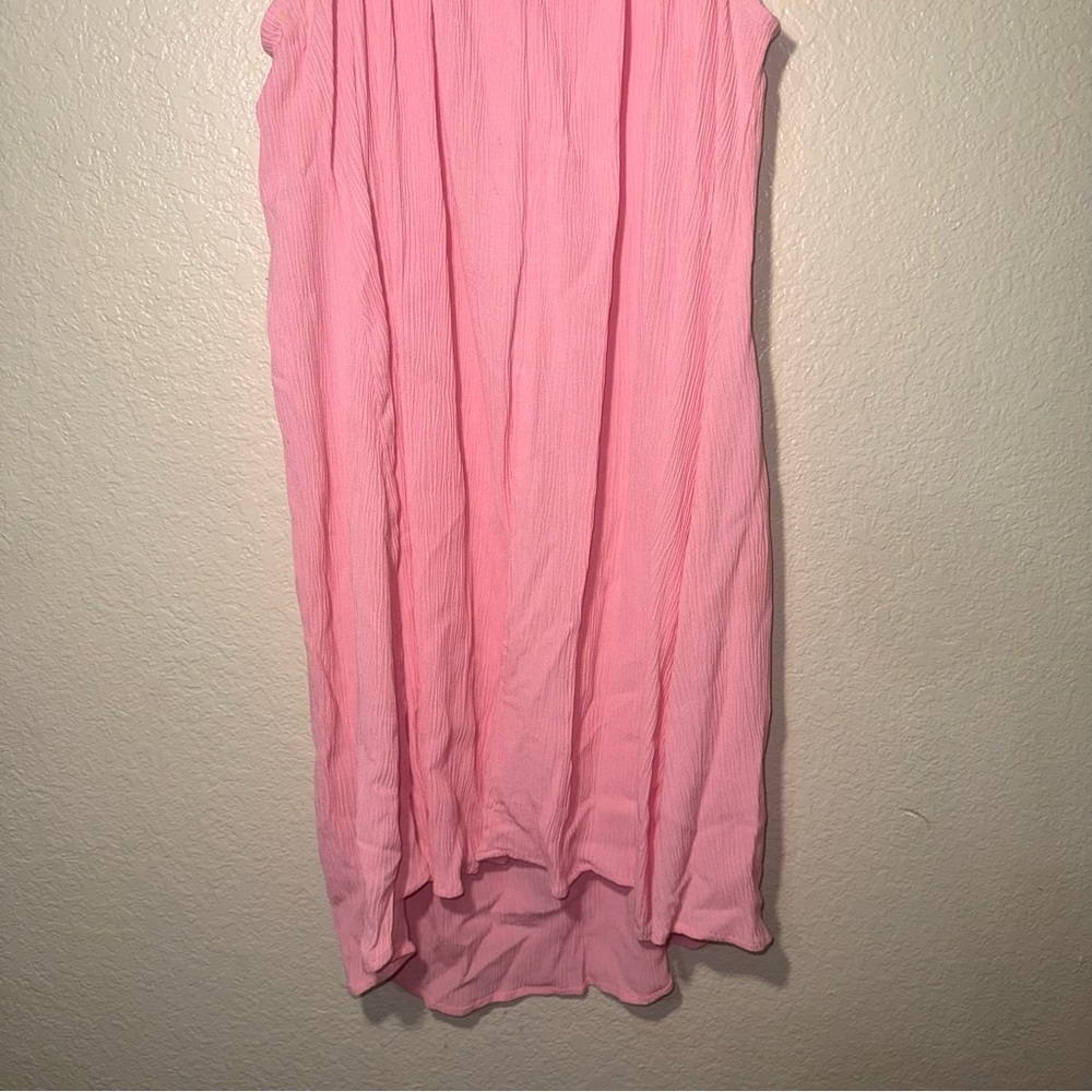 Pink Ruffle Dress Women’s 3X Flowy Cottagecore Feminine Summer - Picture 9 of 13